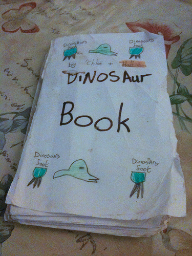 Chloe's DINOSAur Book (front cover)