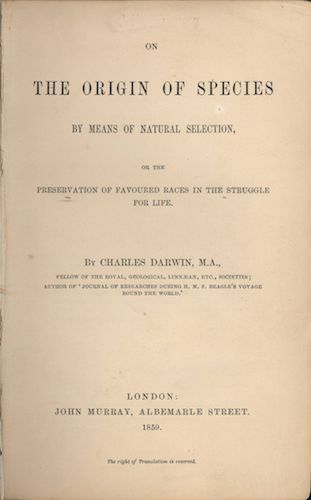 02-Nov-1859: Darwin is infinitely pleased with his ‘child’