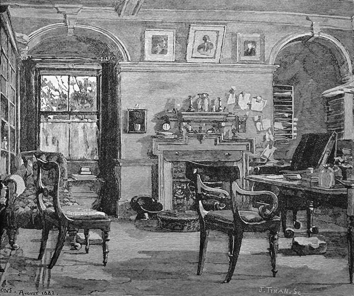 Darwin’s study at Down House